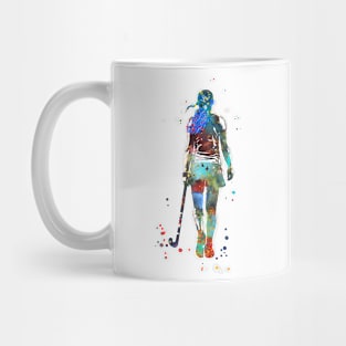 Field Hockey Player Girl Mug